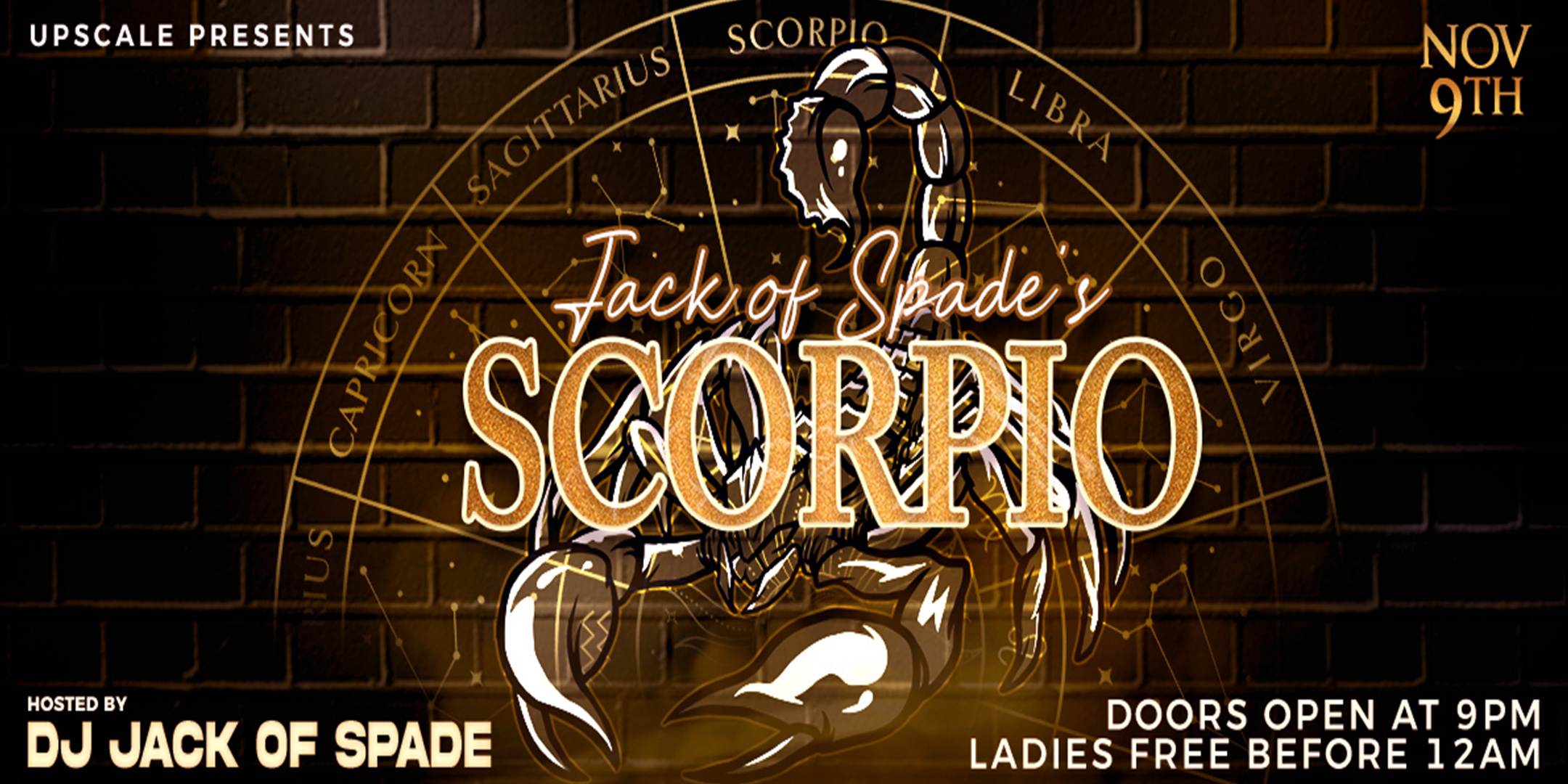Jack of Spade's Scorpio Party